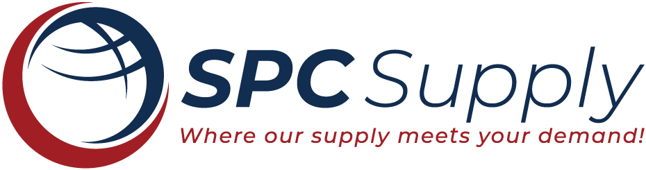 SPC logo that represents the best commercial cleaning products supplier as well as biodegradable packing and shipping supplies, and a supplier of hand sanitizer and Vinyl gloves, and hand sanitizer, and Gym floor refinishing services in the Springfield, MO area.